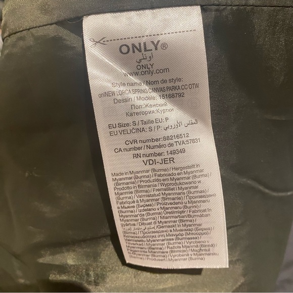 Only army green utility jacket - Picture 7 of 8